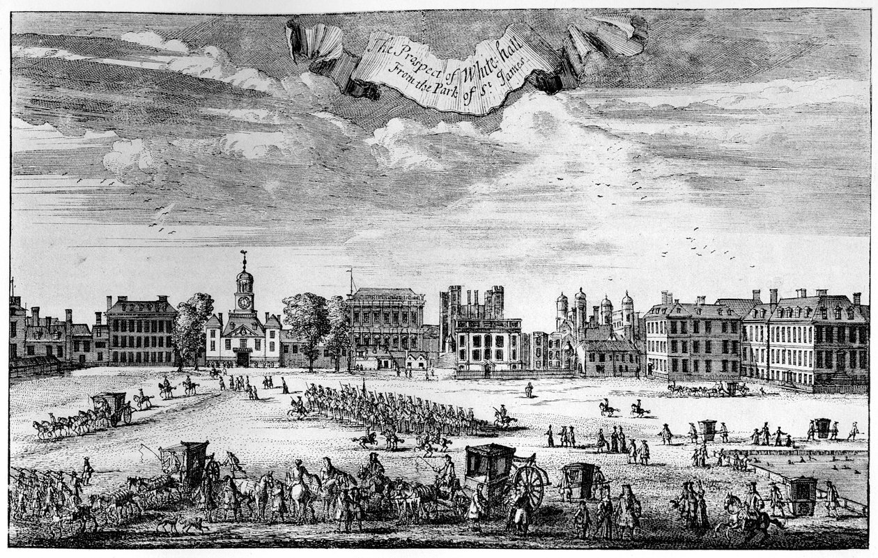 Vue de Whitehall depuis St James