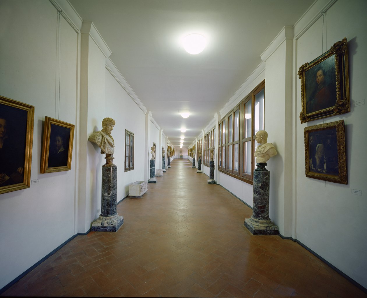 Vue du corridor vasarien au-dessus du Ponte Vecchio, conçu par Vasari (1511-74) 1565 (photo) - Unbekannt