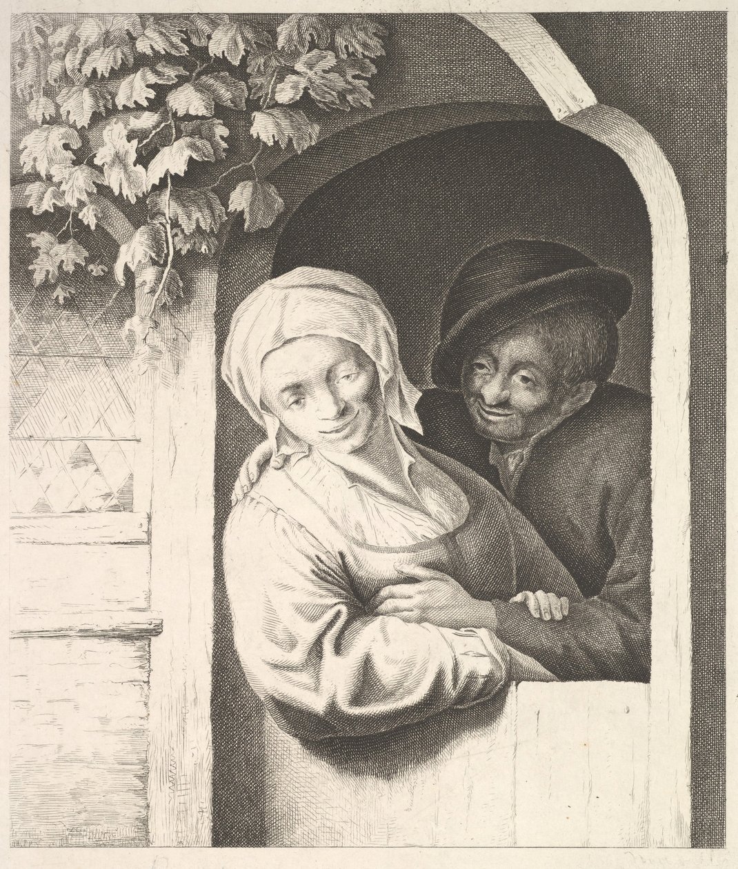Fille de village, 1610-85 - Unbekannt