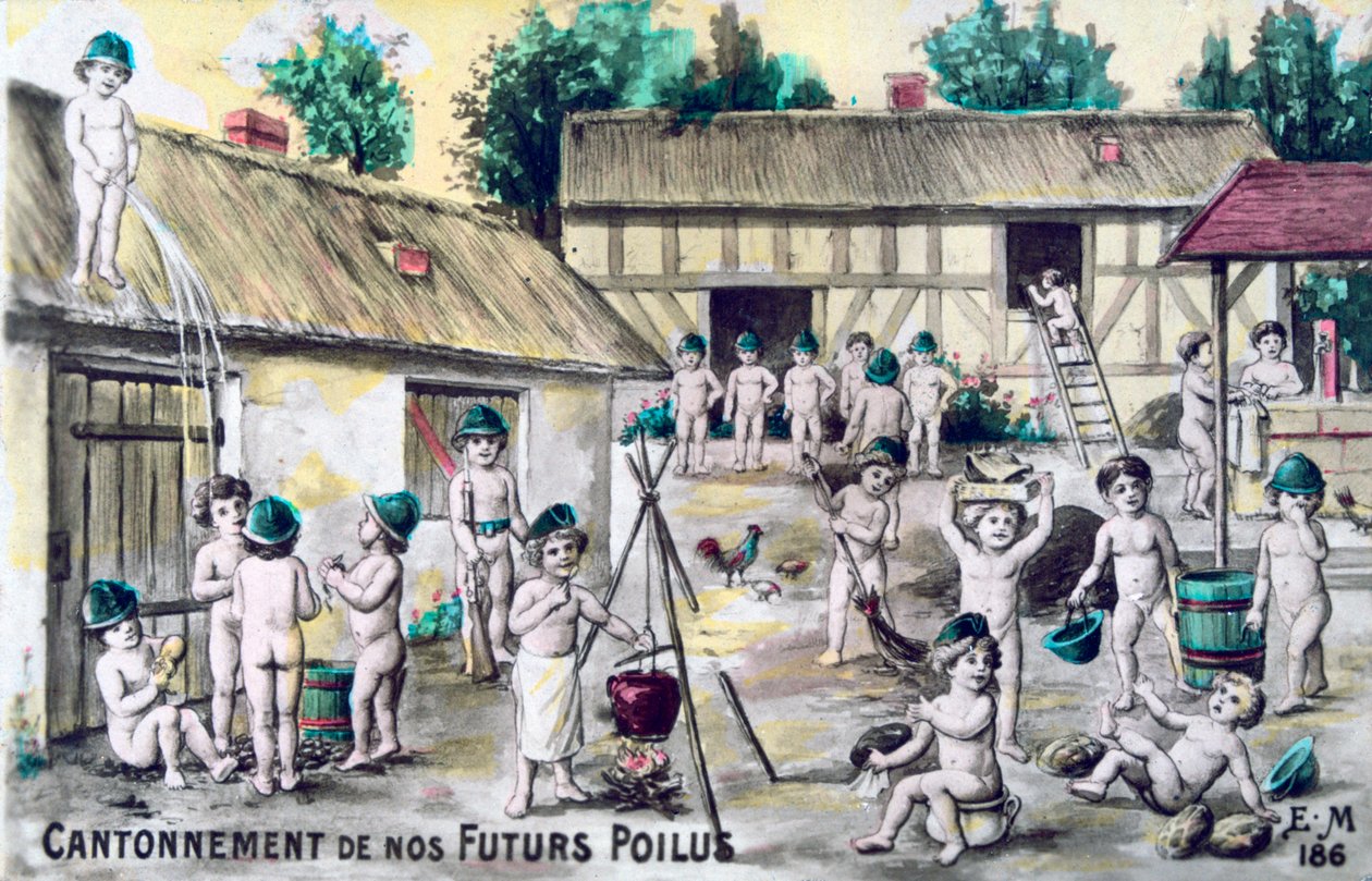 Carte postale française vintage, vers 1900 - Unbekannt
