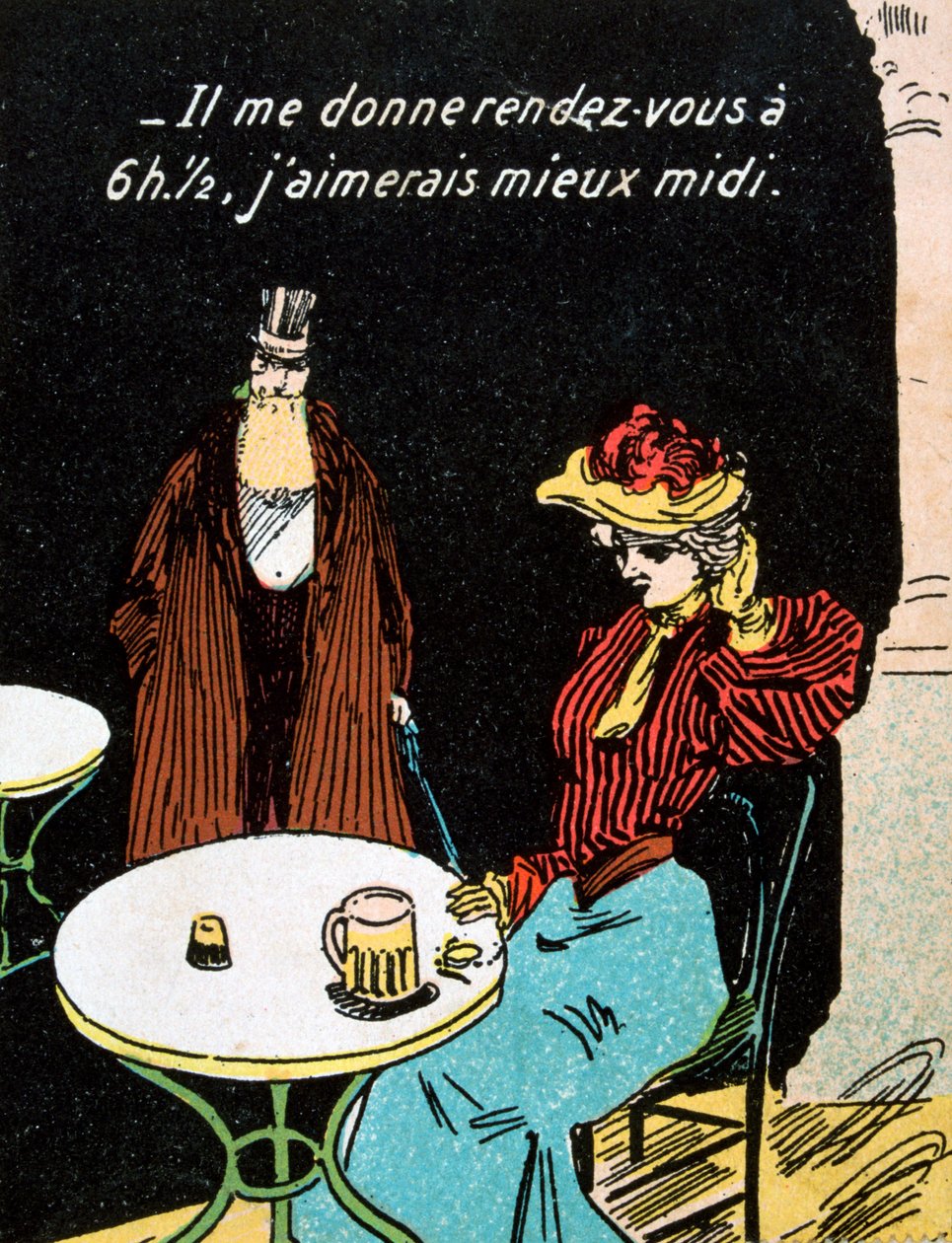 Carte postale française vintage, vers 1900 - Unbekannt