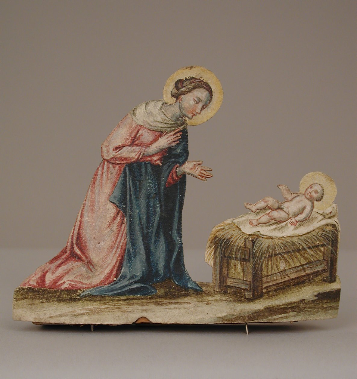 Vierge Marie avec le Christ dans une crèche, 18ème siècle - Unbekannt