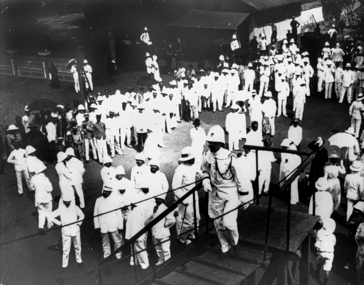 Visiteurs au port de Doumen, Saïgon, Vietnam, 1900 - Unbekannt
