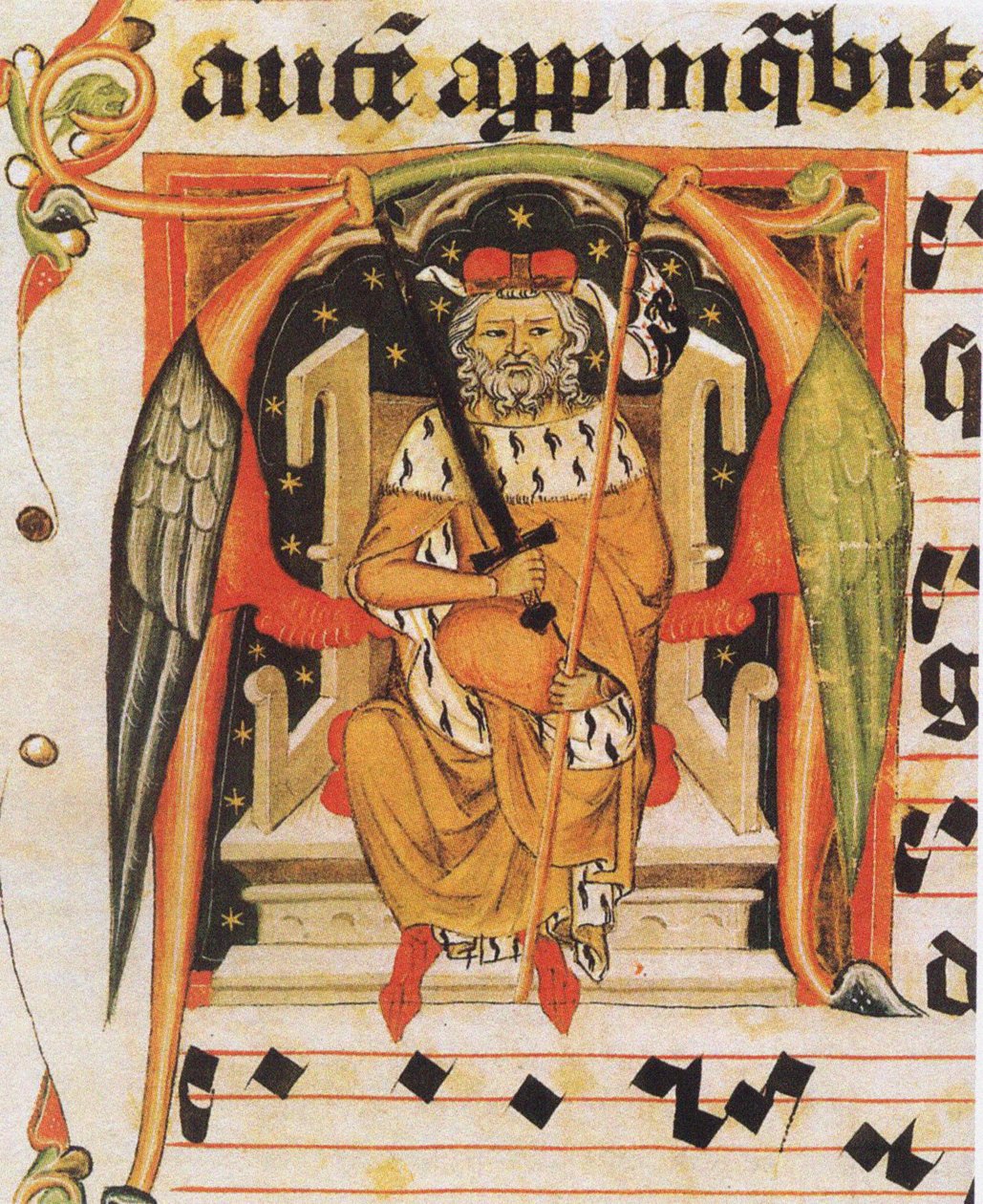 Vratislaus II de Bohême du antiphonaire de Vyšehrad - Unbekannt
