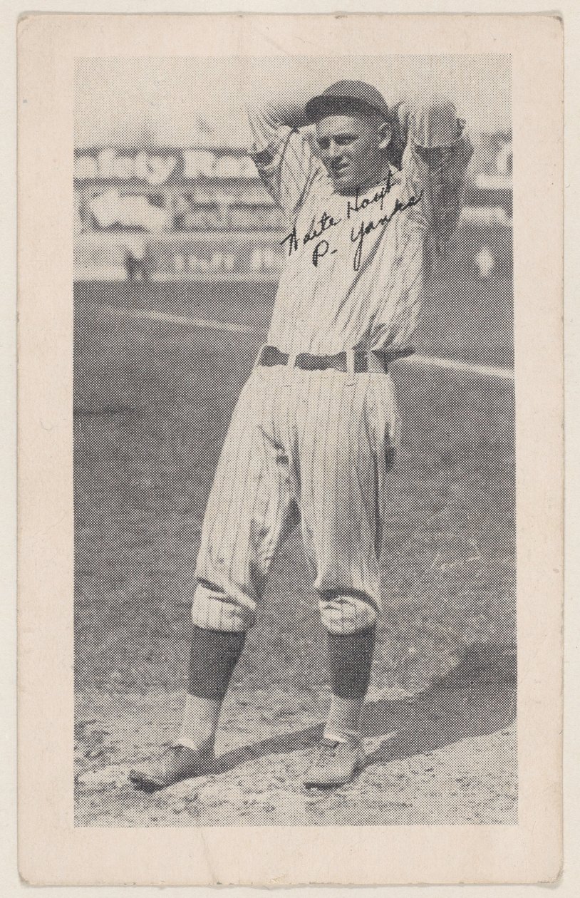 Waite Hoyt, P. Yanks, de la série de cartes de baseball W575-2 - Unbekannt