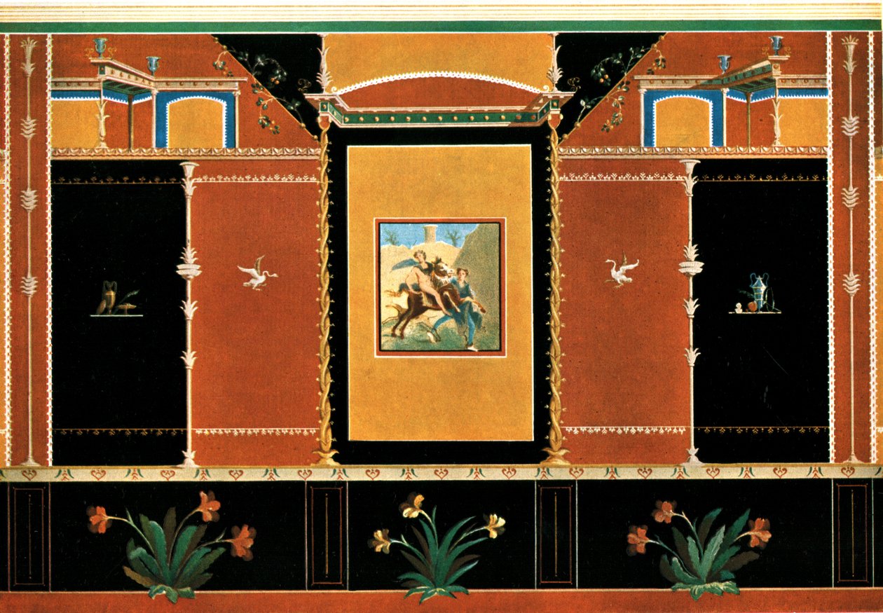 Décoration murale, Pompéi, Italie, 1928 - Unbekannt