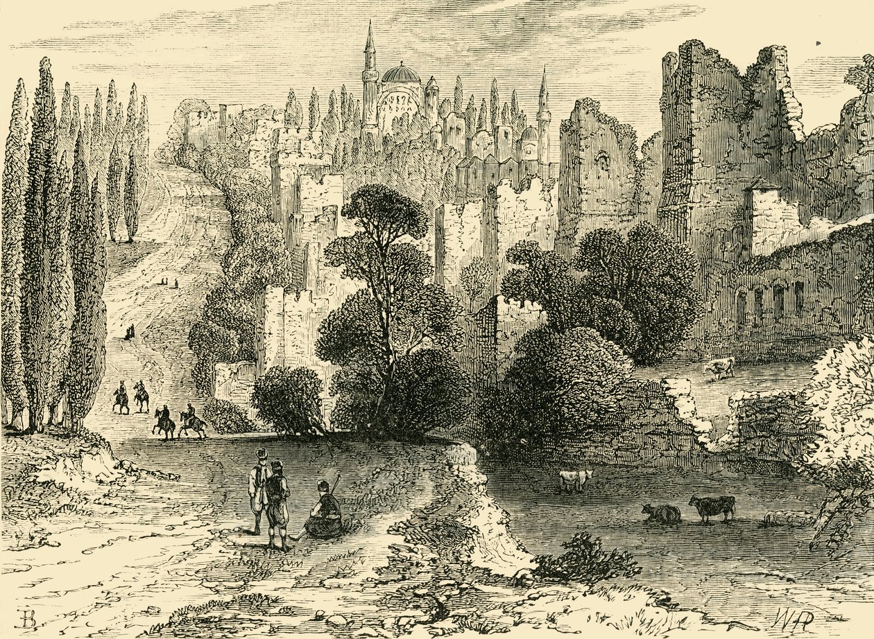 Murs de Constantinople au XVIe siècle, 1890 - Unbekannt