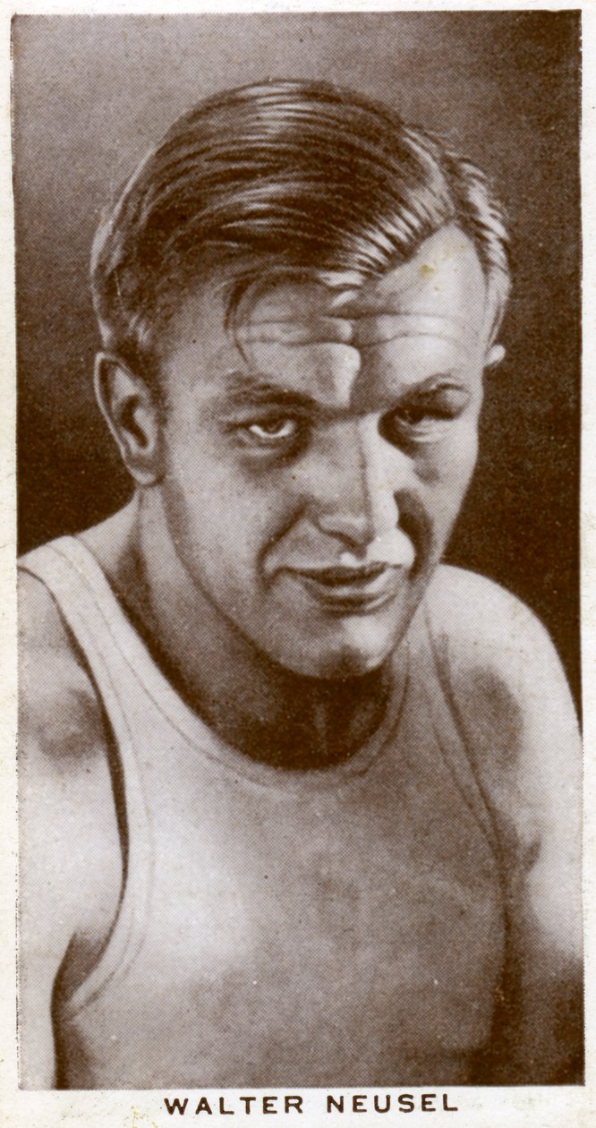Walter Neusel, boxeur allemand, 1938 - Unbekannt
