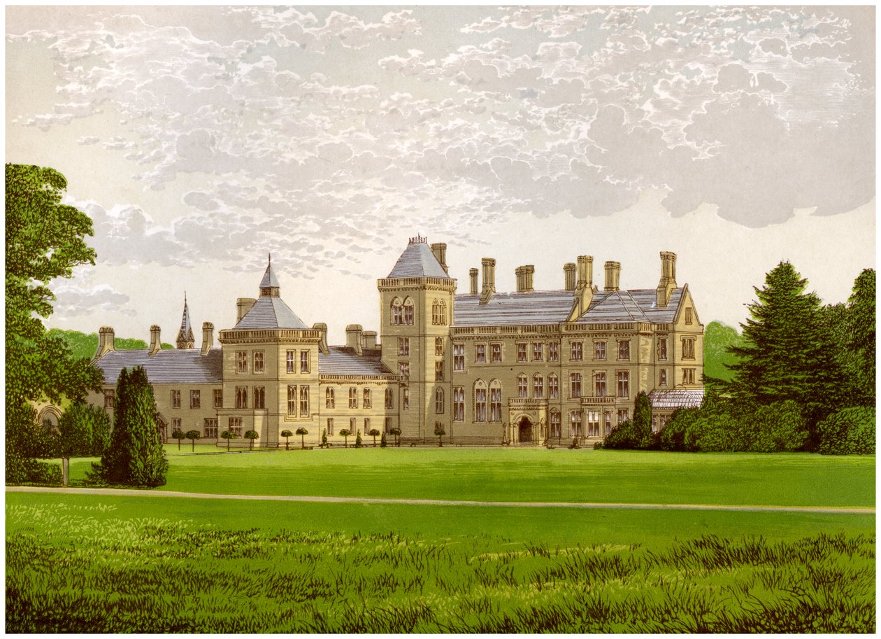 Walton Hall, Warwickshire, maison du baronnet Mordaunt, c1880 - Unbekannt