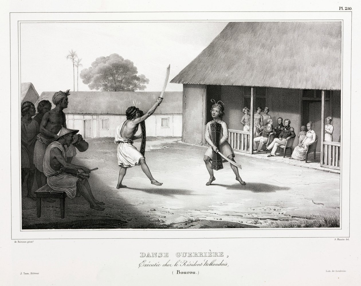 Danse de guerre, île de Buru - Unbekannt