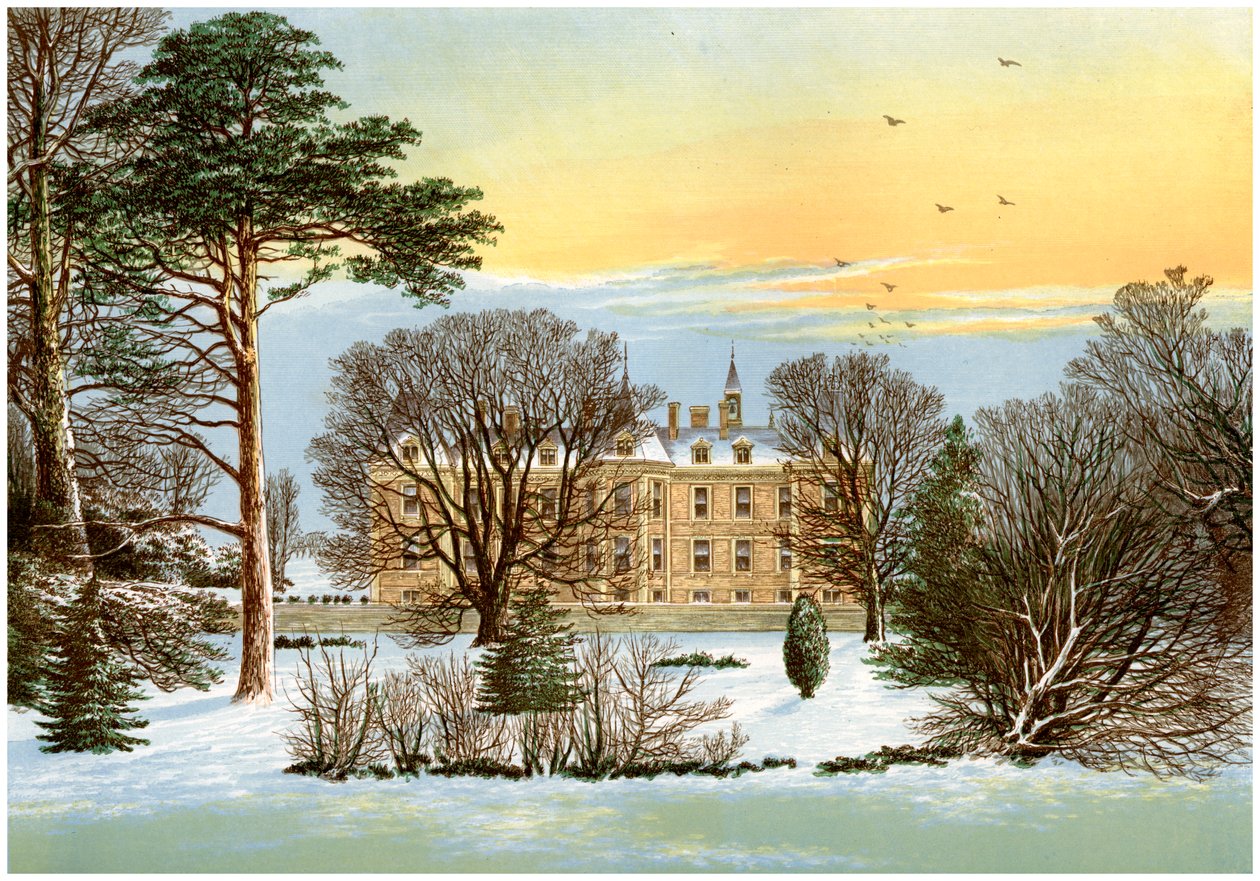 Warter Priory, près de Pocklington, Yorkshire, maison de la famille Wilson, vers 1880 - Unbekannt