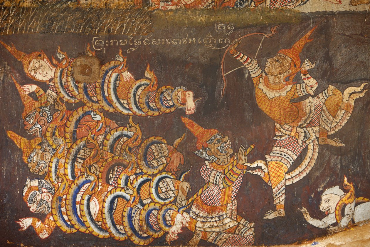 Wat Bo, Siem Reap Peinture murale du Ramayana - Unbekannt