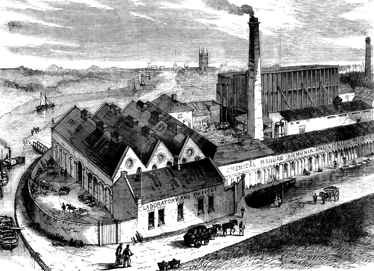 Usine chimique Webbs, Diglis, Worcestershire, vers 1860 - Unbekannt