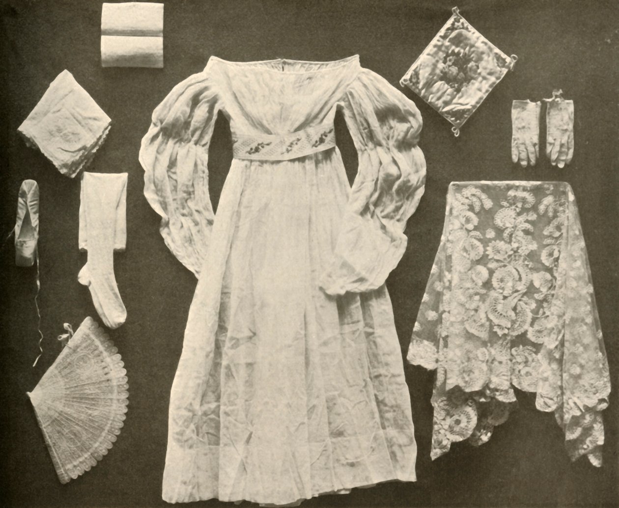 Costume de mariage de Mlle Sara Hayes, de Philadelphie, vers 1750 - Unbekannt