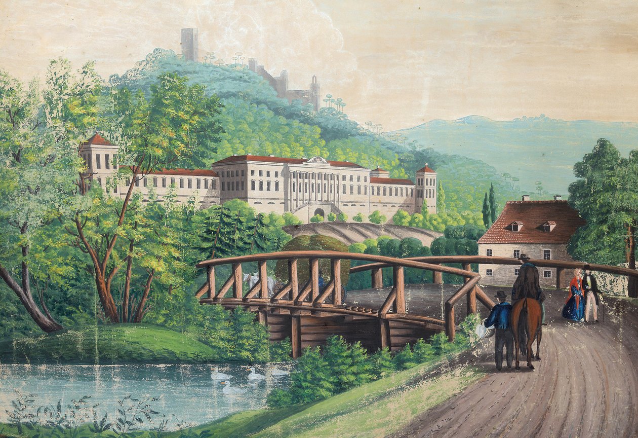 Château de Weilburg près de Baden, milieu du XIXe siècle - Unbekannt