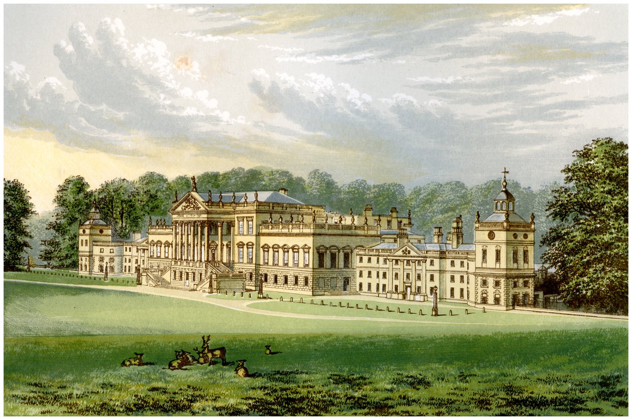 Wentworth Woodhouse, Yorkshire, maison du comte Fitzwilliam, vers 1880 - Unbekannt