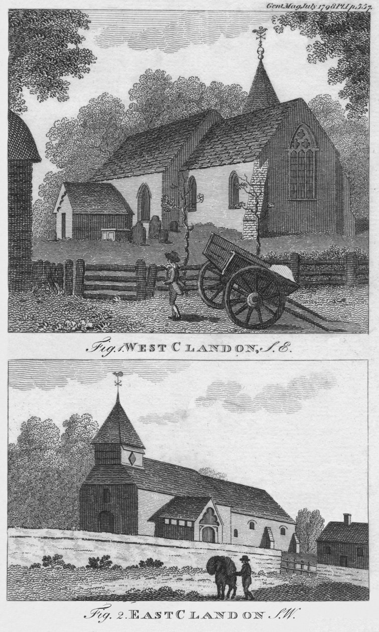 West Clandon et East Clandon, 1798 - Unbekannt