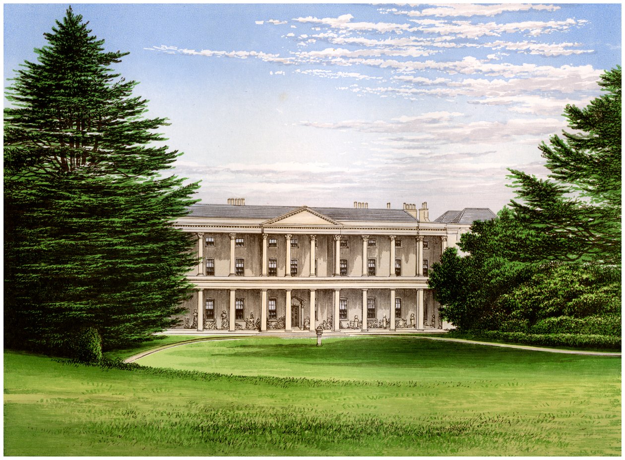 West Wycombe House, Buckinghamshire, maison du baronnet Dashwood, vers 1880 - Unbekannt