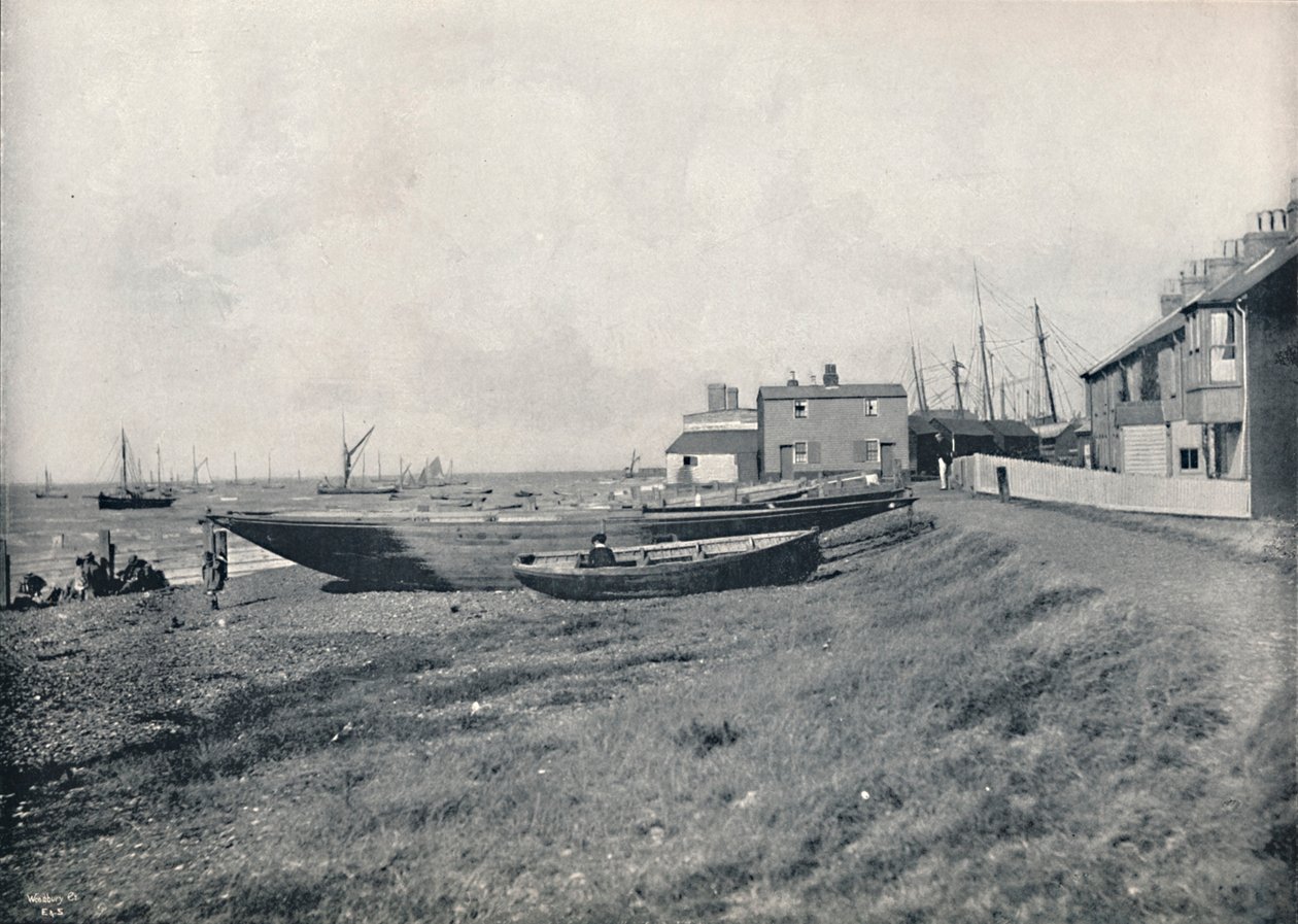 Whitstable - La plage ouest, 1895 - Unbekannt