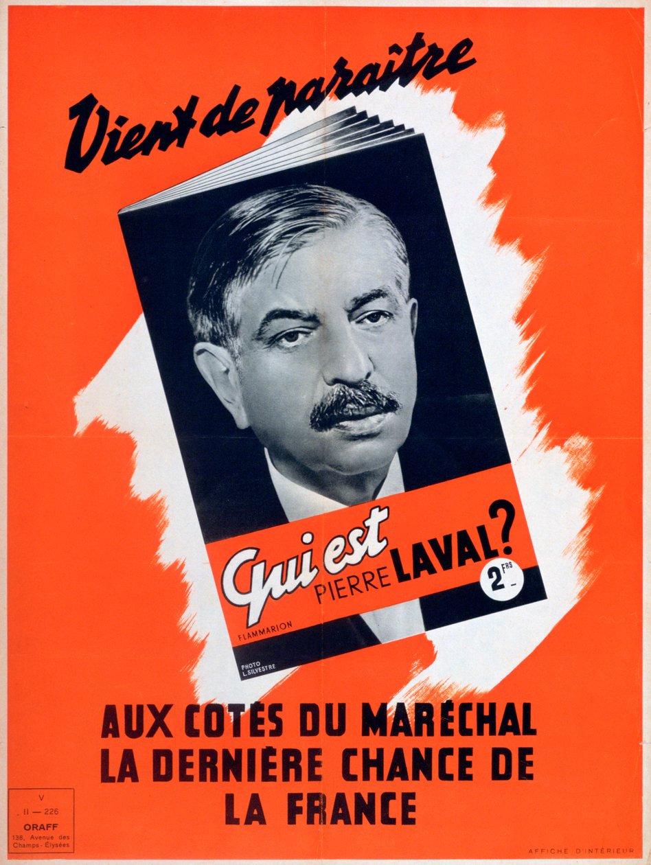 Qui est Pierre Laval, affiche de propagande française de Vichy, 1940-1944 - Unbekannt