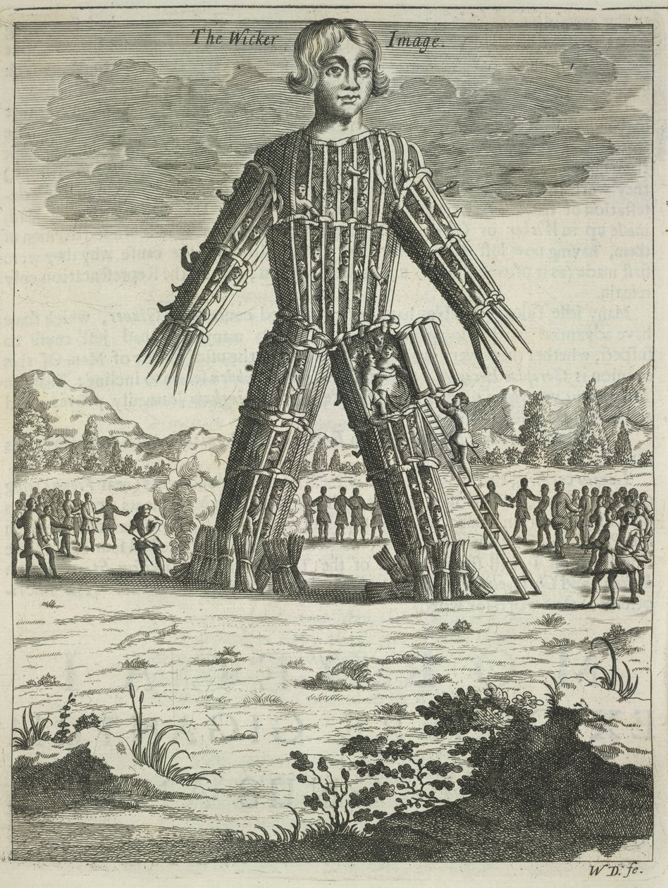Homme en osier de Britannia Antiqua Illustrata par Aylett Sammes, 1676 - Unbekannt