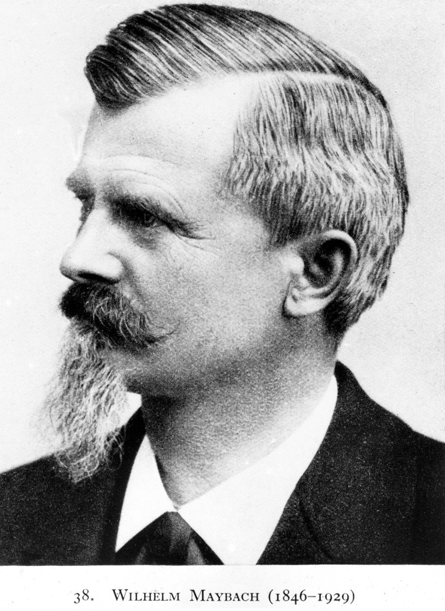 Wilhelm Maybach, inventeur et concepteur de voitures allemand, vers 1900 - Unbekannt