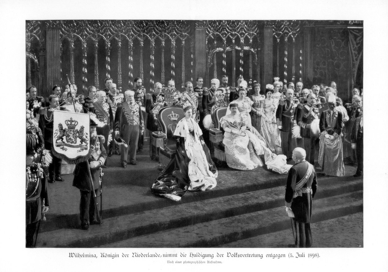 Wilhelmina des Pays-Bas, 1880-1962, 5 juillet 1898, 1900 - Unbekannt