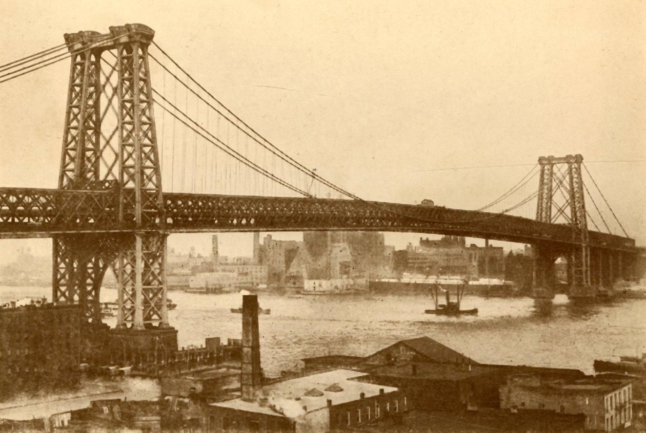 Pont suspendu de Williamsburg, New York - Unbekannt