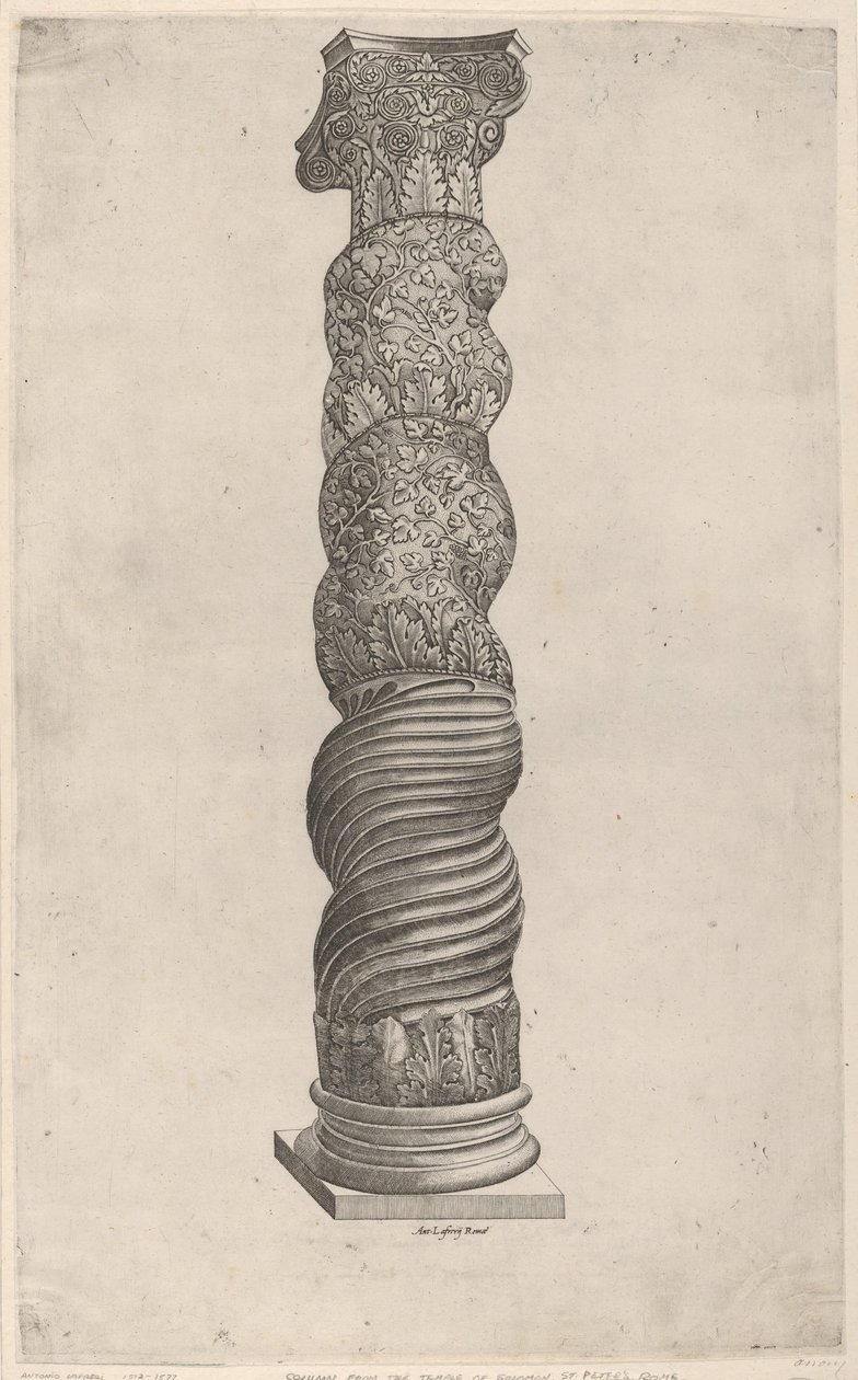Colonne torsadée de Saint-Pierre, Rome - Unbekannt