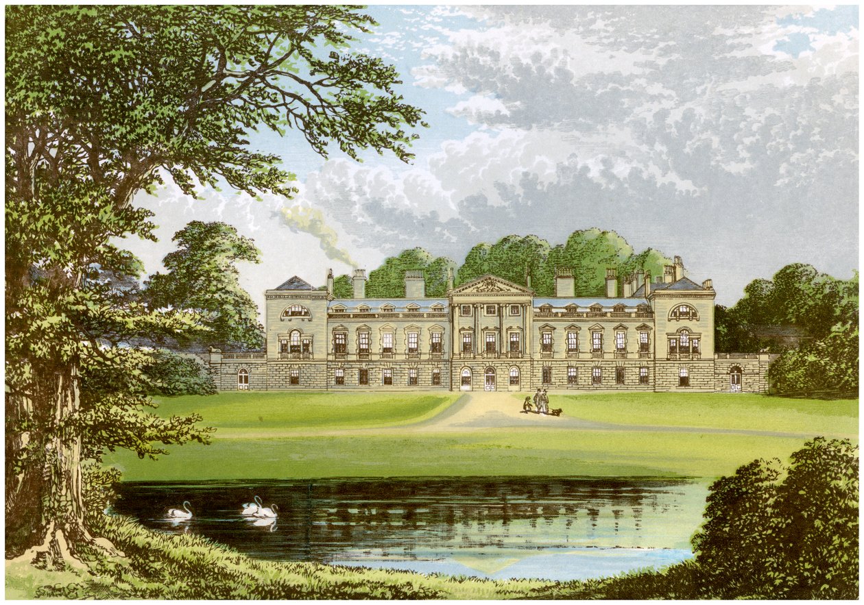 Abbaye de Woburn, Bedfordshire, maison du duc de Bedford, vers 1880 - Unbekannt