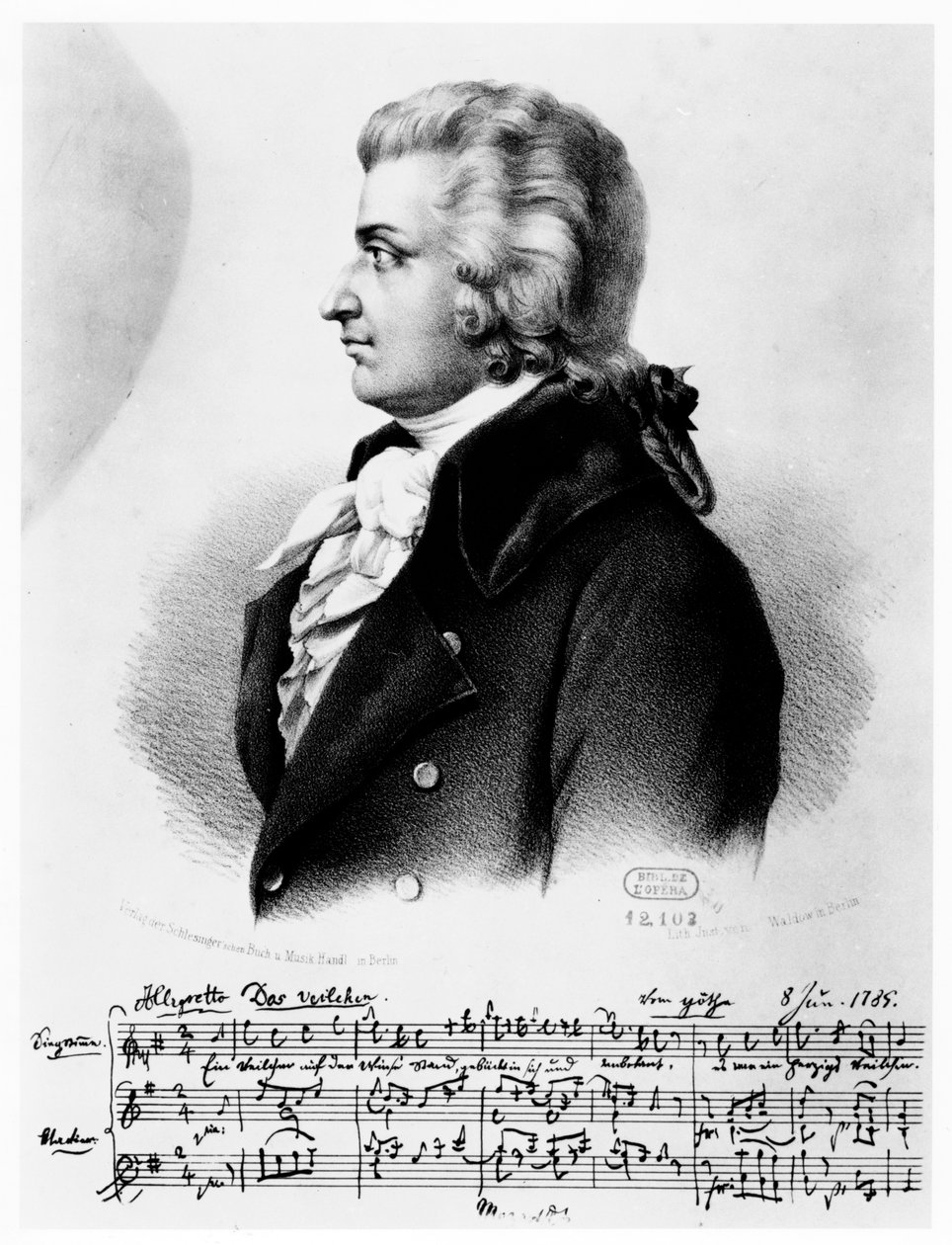 Wolfgang Amadeus Mozart 1756-1791 - Unbekannt