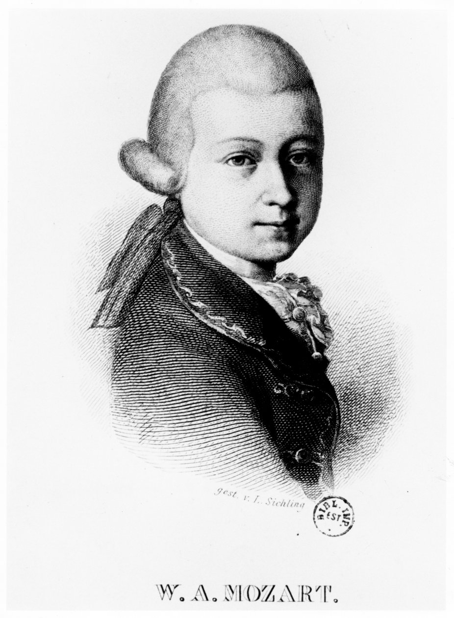 Wolfgang Amadeus Mozart 1756-1791 en 1770 - Unbekannt
