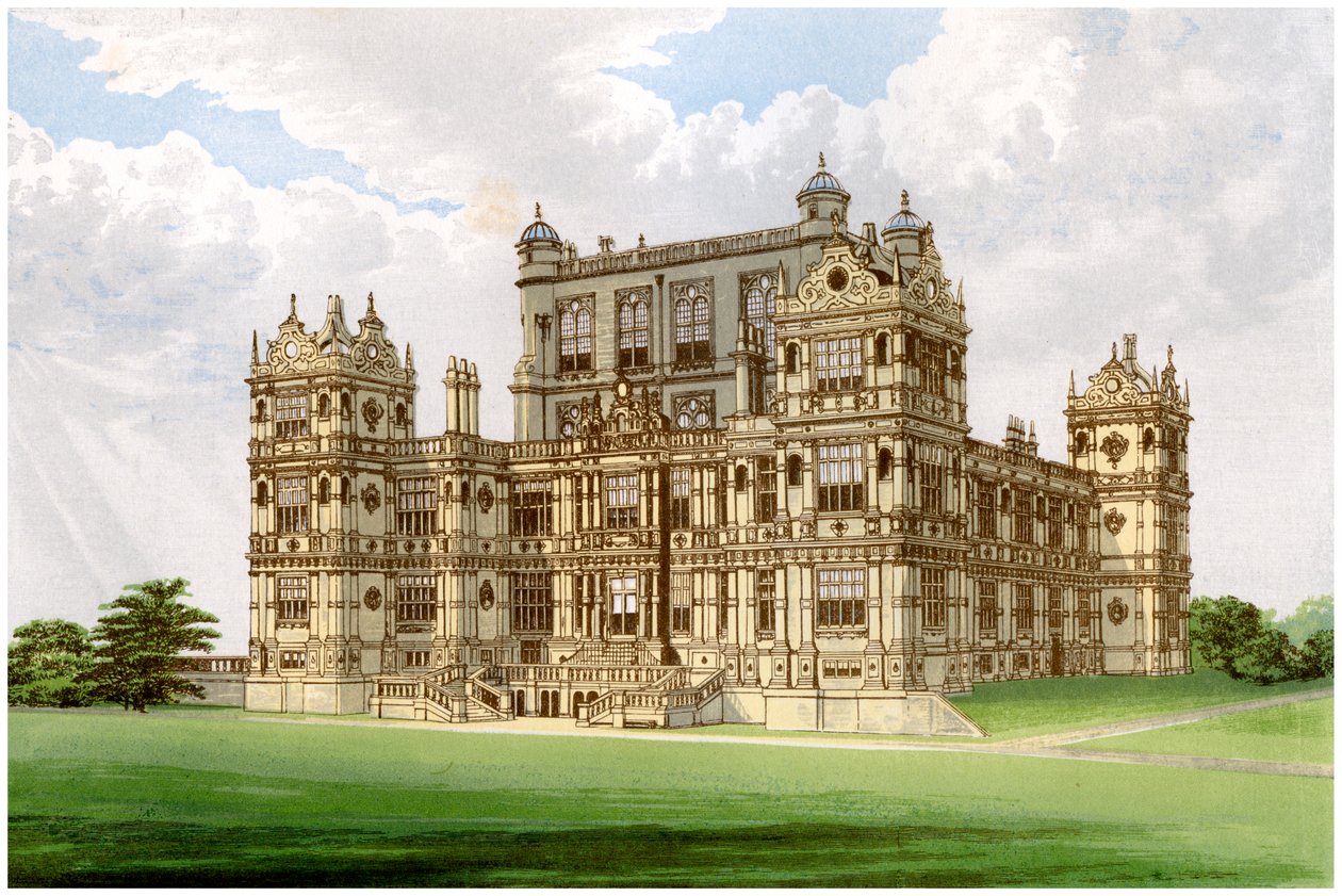 Wollaton Hall, Nottingham, Nottinghamshire, maison de Lord Middleton, vers 1880 - Unbekannt