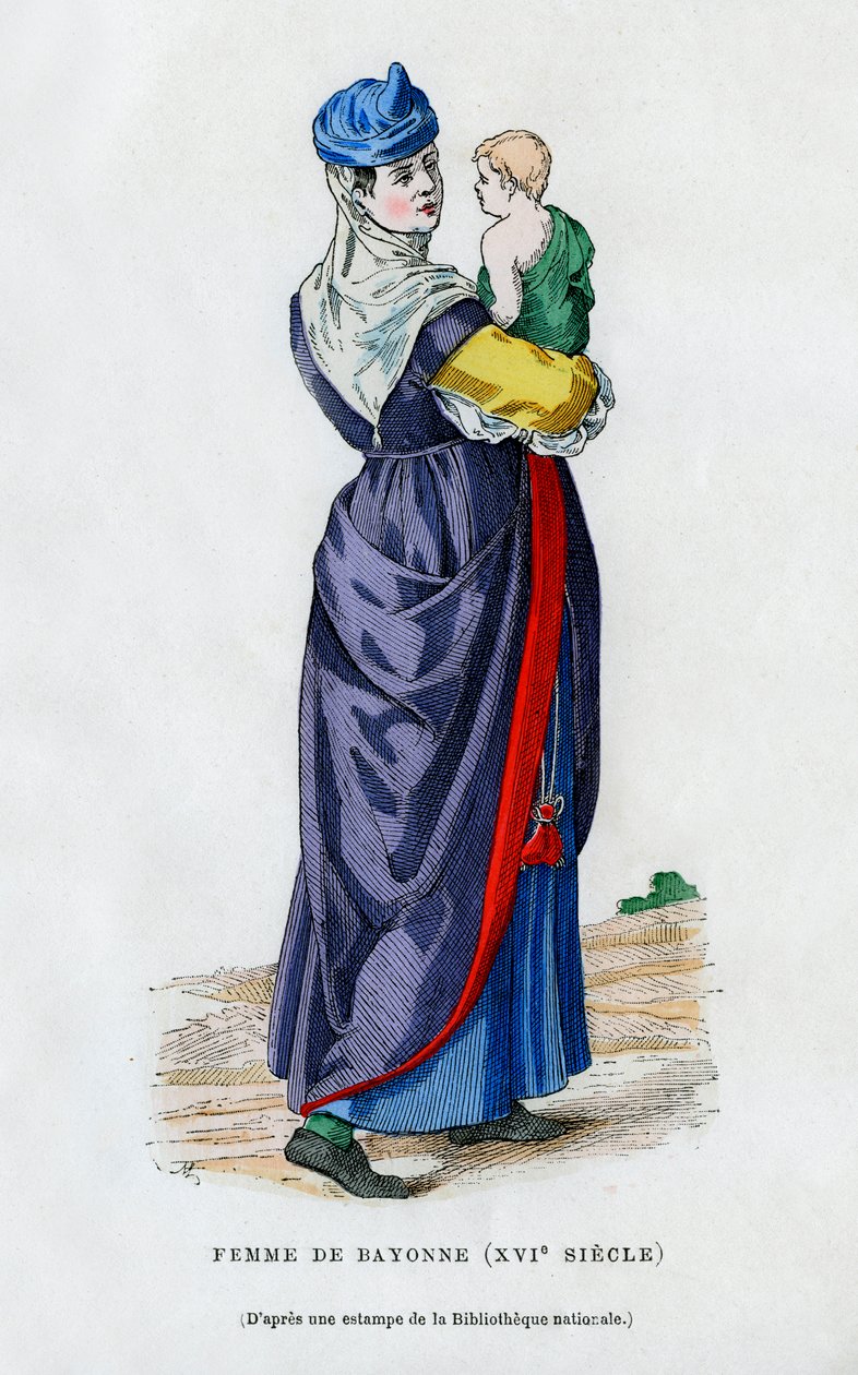 Femme de Bayonne, France, XVIe siècle, 1882-1884 - Unbekannt