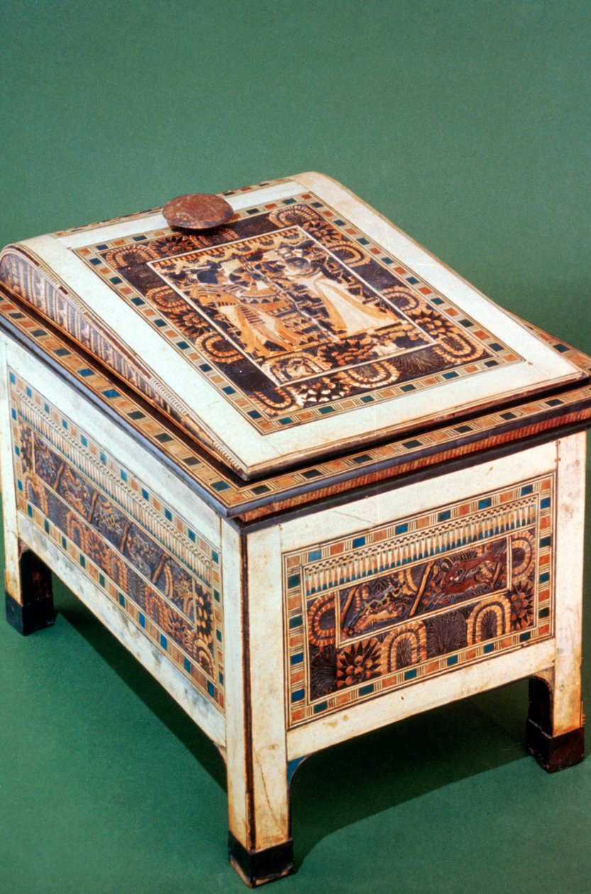 Coffre en bois de la tombe de Toutankhamon, 14e siècle av. J.-C. - Unbekannt