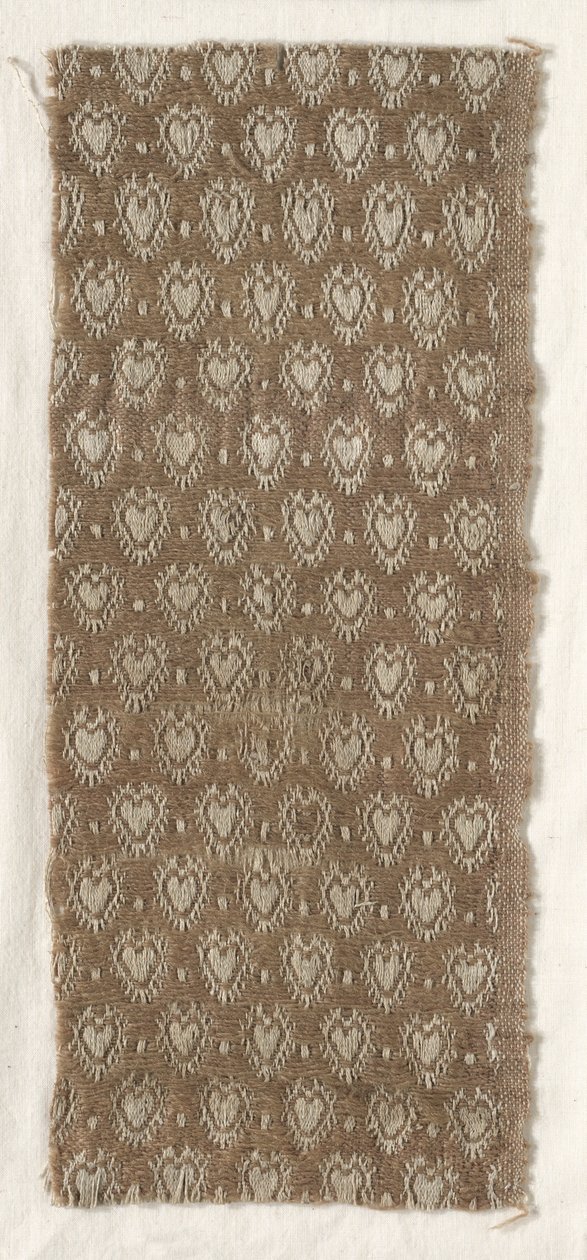 Textile composé de laine et de lin, 17ème siècle - Unbekannt