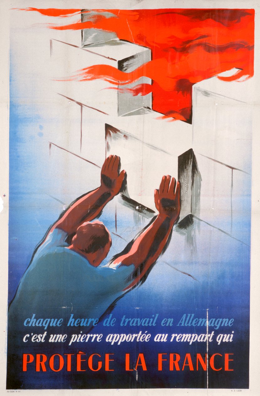 Travailler en Allemagne protège la France, 1944 - Unbekannt