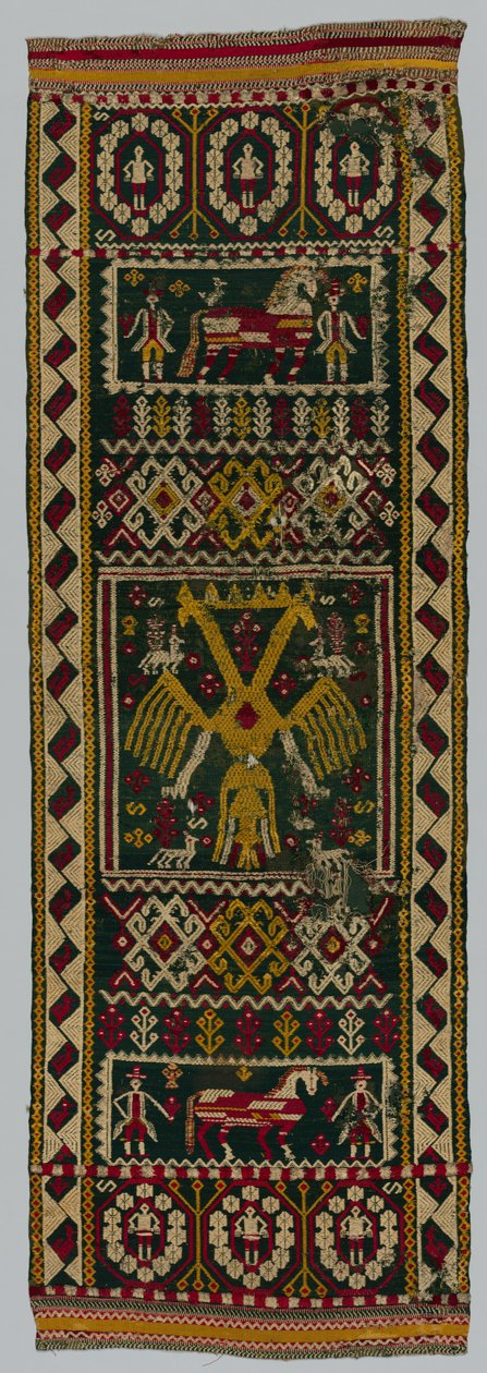 Coffre ou couverture de lit tissée, 1700s - Unbekannt