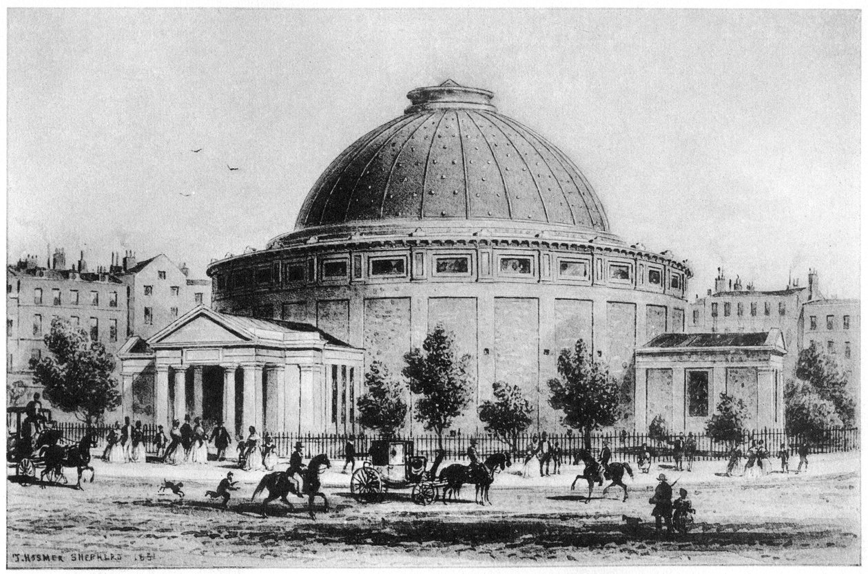 Le Globe de Wyld, Leicester Square, Londres, 1851-1862-1907 - Unbekannt