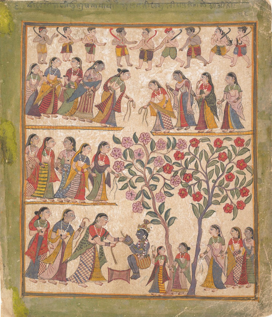 Yashoda lie les mains de Krishna : Page d