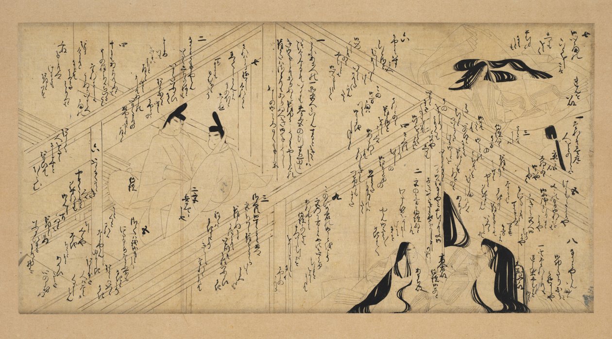Yujo Monogatari Emaki, 1336-92 - Unbekannt