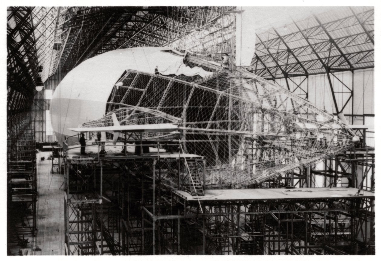 Zeppelin LZ 126 en construction, Friedrichshafen, Allemagne, 1924-1933 - Unbekannt