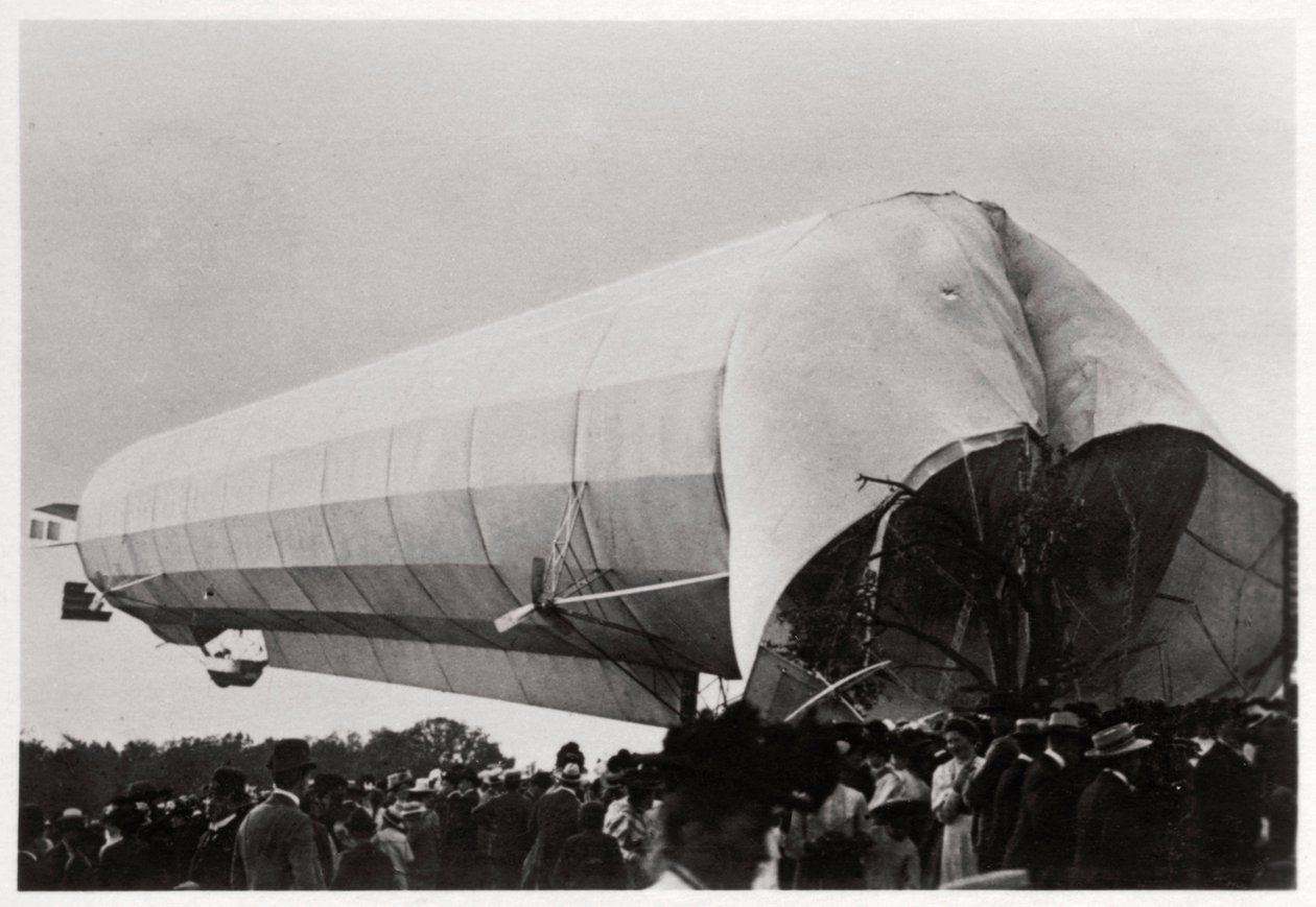 Zeppelin LZ 5 à Göppingen, Allemagne, 1909 - Unbekannt