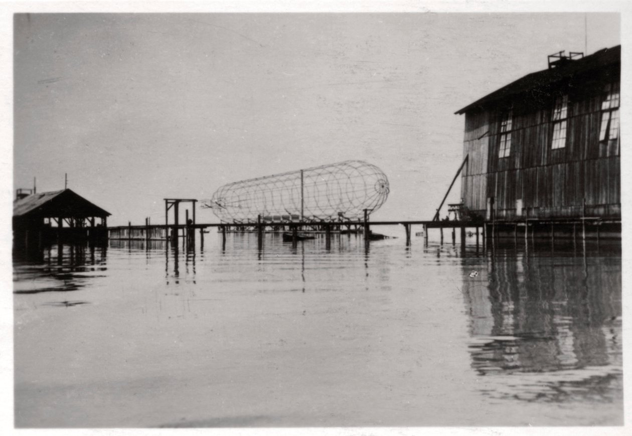 Zeppelin LZ 6 en construction, Allemagne, 1909-1933 - Unbekannt