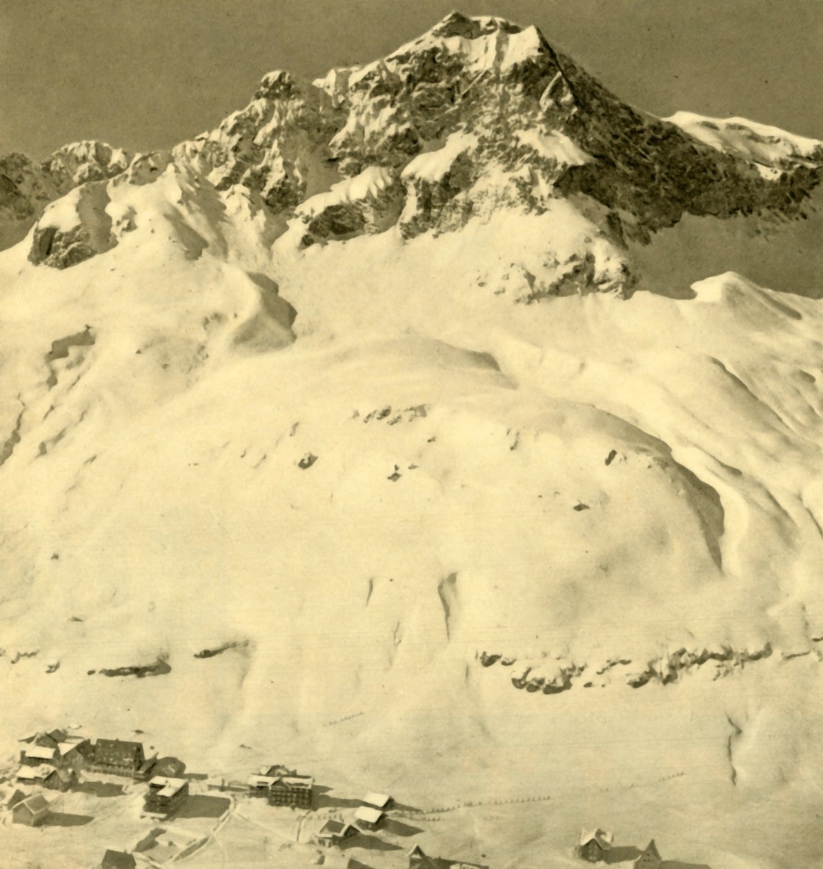Zürs et le sommet Hasenfluh, Vorarlberg, Autriche, vers 1935 - Unbekannt