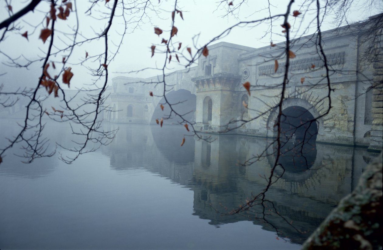 Pont sur le lac, Palais de Blenheim, Oxfordshire, construit vers 1705-24 siècle - Unbekannt Unbekannt