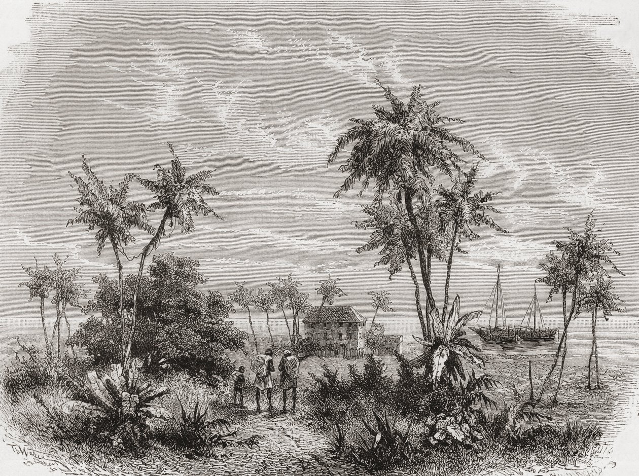 Maison de David Livingstone à Zanzibar, Tunisie, Afrique de l