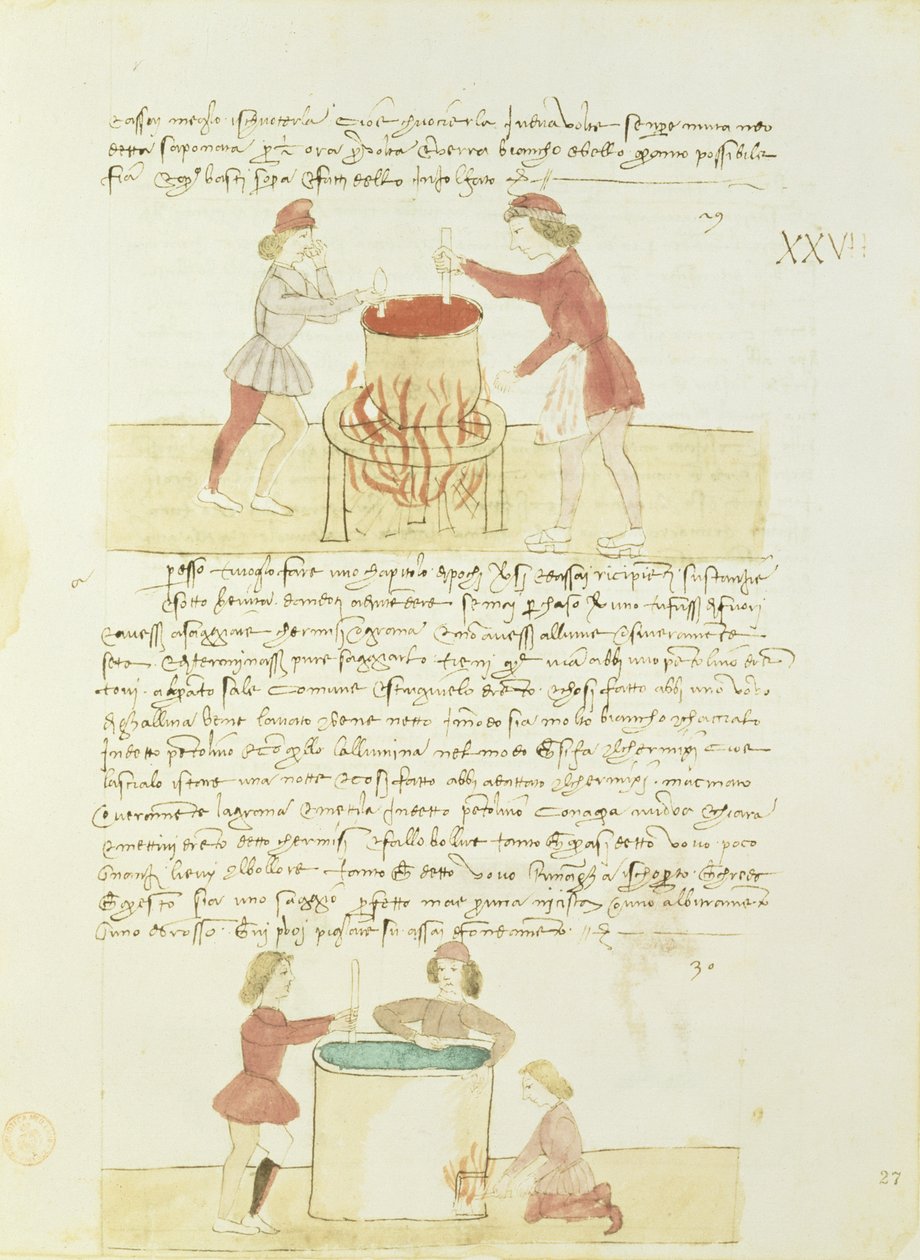 Teinture de la soie de Precetti dell