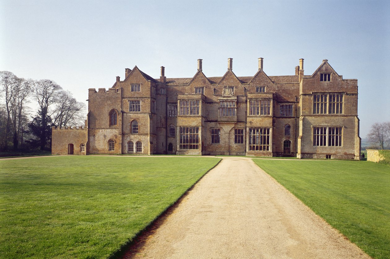 Vue extérieure du château de Broughton, Oxfordshire - Unbekannt Unbekannt