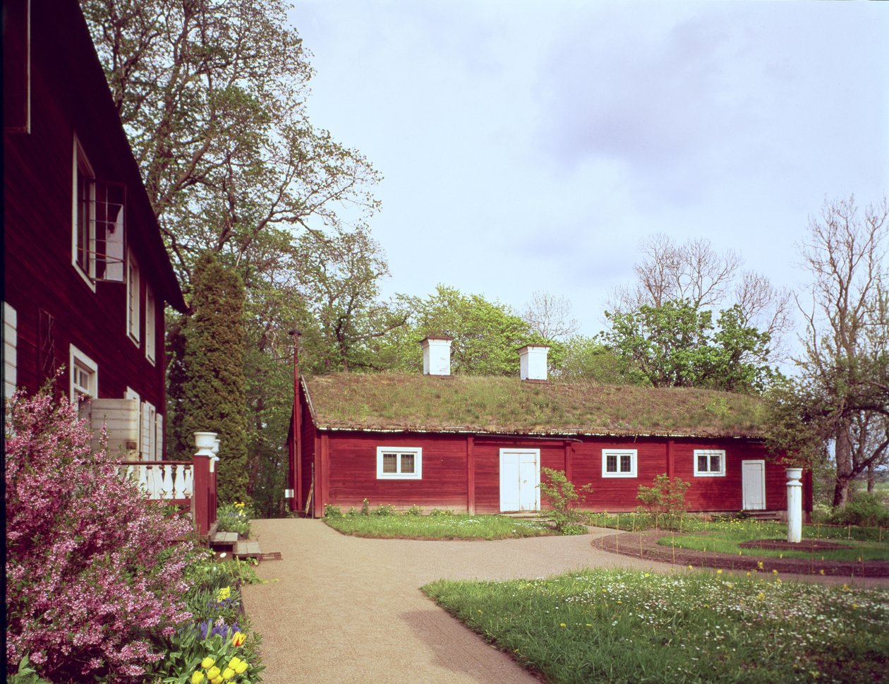 Atelier à toit de gazon à la maison de Carl Linnaeus, Hammarby, Uppsala, Suède - Unbekannt Unbekannt